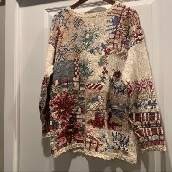 Sweaters - Tiara international chunky knit cottagecore sweater grandmacore 90’s wintercore